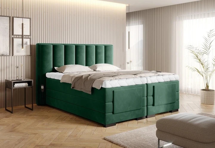 AMARETO boxspring postel 140x200 s elektrickým polohováním