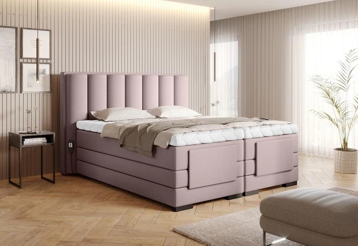 AMARETO boxspring postel 140x200 s elektrickým polohováním