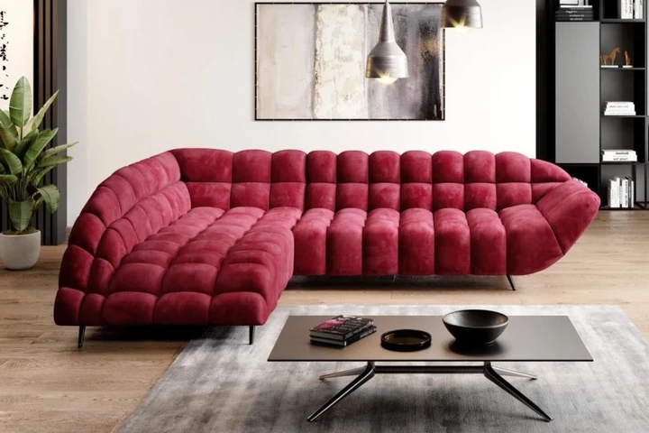 FENDY extravagantní sedací souprava s elektrickým výsuvem sedáku