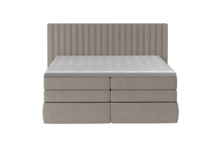 STROMI 140x200 boxspring postel se svislým prošívaným čelem
