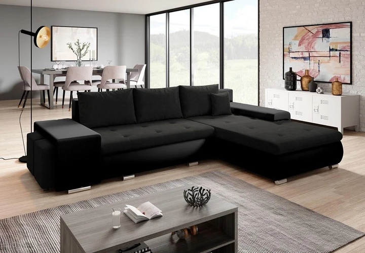 ROMEO MINI rozkládací sedačka s úložným prostorem a dvěmi taburety