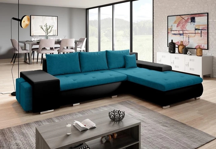 ROMEO MINI rozkládací sedačka s úložným prostorem a dvěmi taburety