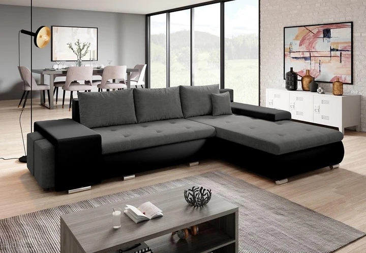 ROMEO MINI rozkládací sedačka s úložným prostorem a dvěmi taburety