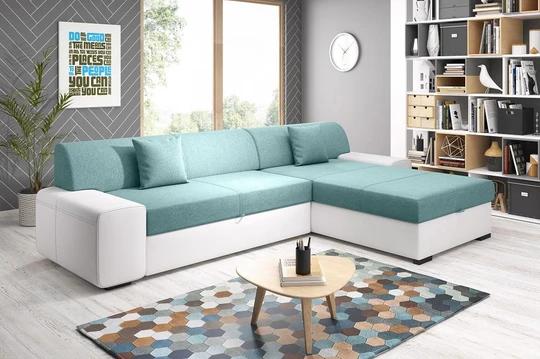 FEDERIKO rohová rozkládací sedačka s úložným prostorem