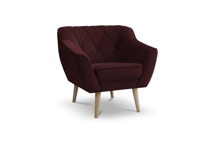 TAMPERE křeslo ve skandinávském stylu s pikováním