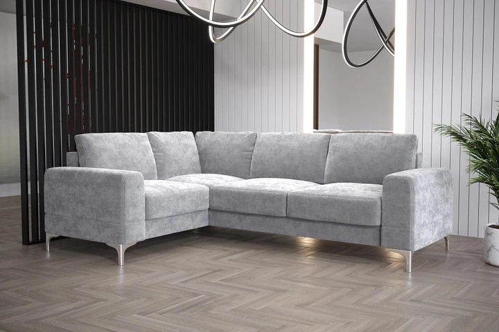 SANSA II moderní rozkládací rohová sedačka s úložným prostorem