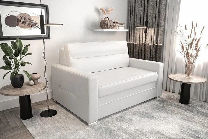 TERA I rozkládací pohovka s úložným prostorem v pravé kůži