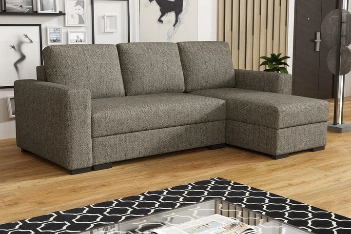 MERLIN 2 malá rozkládací rohová sedačka s úložným prostorem