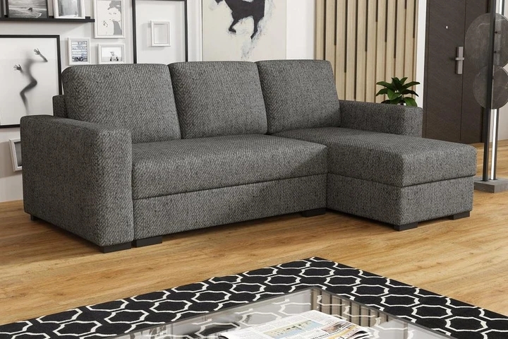 MERLIN 2 malá rozkládací rohová sedačka s úložným prostorem