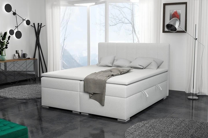 BONO 200x200 cm boxspring postel s úložným prostorem