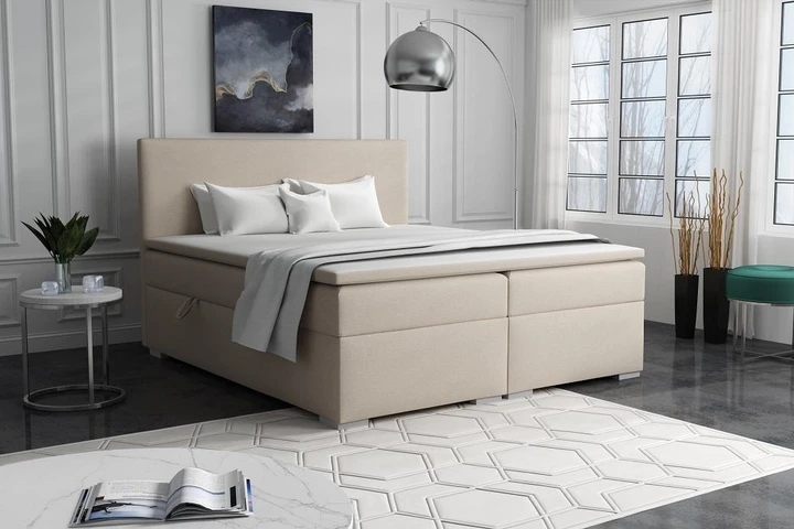 DINO 200x200 cm boxspring postel s úložným prostorem