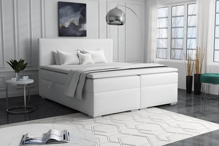 DINO 200x200 cm boxspring postel s úložným prostorem