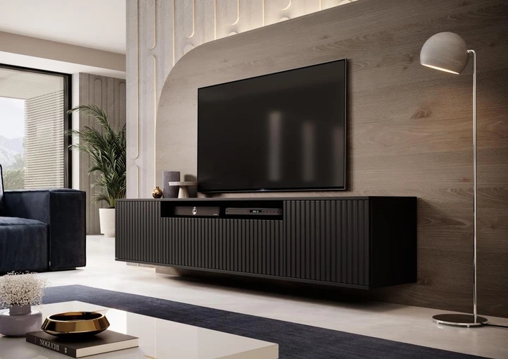 FREZIA TV stolek, černý