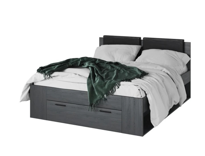 ZUZANA 3 POSTEL 160X200, dekor dub carbon