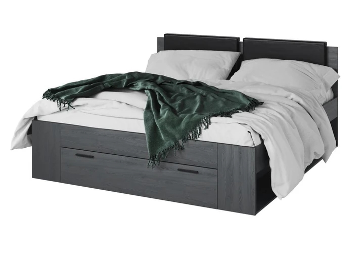 ZUZANA 3 POSTEL 180X200, dekor dub carbon