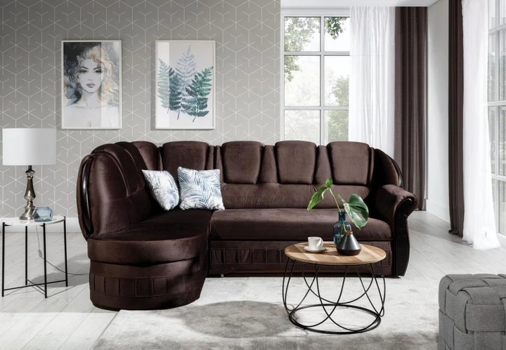 LADA rohová sedací souprava v retro stylu