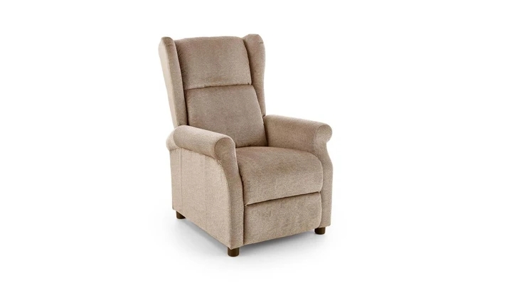 AGUSTIN M křeslo s masážní funkcí, béžové