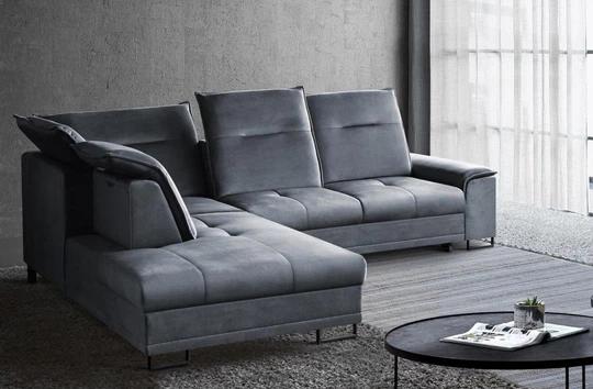 FERGUS rozkládací rohová sedačka s úložným prostorem