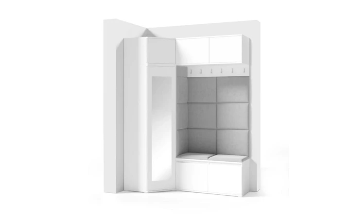 DIAMOND 38 rohová předsíňová stěna