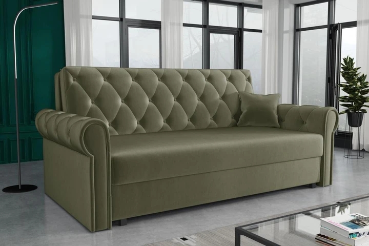 BETSY IV rozkládací pohovka ve vintage stylu