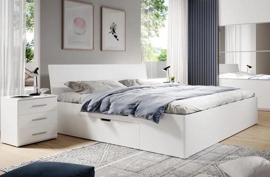 MAIA postel 180x200, bilá