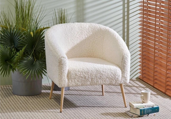 GRIFON 2 designové křeslo, krémové