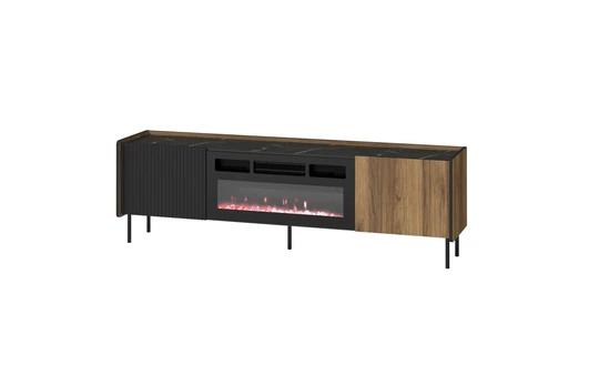 PRIVILEGE P17 televizní stolek s  elektrickou krbovou vložkou