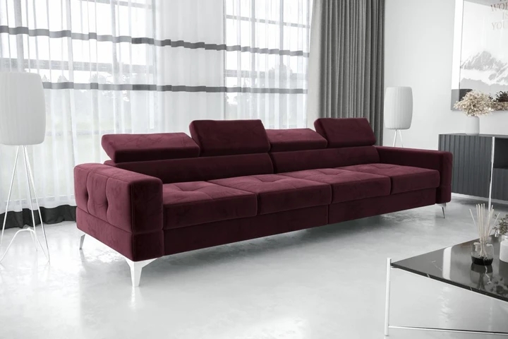 TUSCI IV moderní pohovka na vysokých nožkách