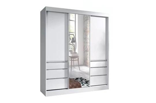 HEIDI šatní skříň 180, bílá