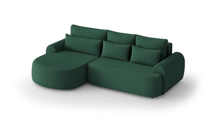 BLUSH rohová sedací souprava, bouclé styl