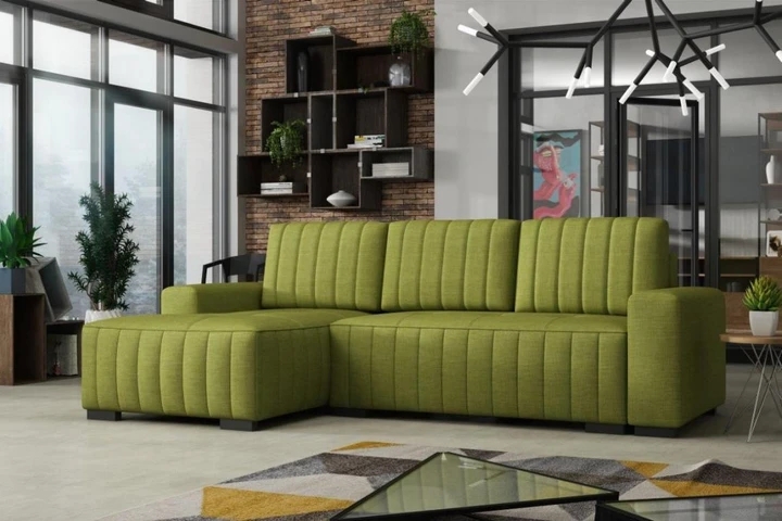 HERBERT rozkládací rohová sedačka s úložným prostorem