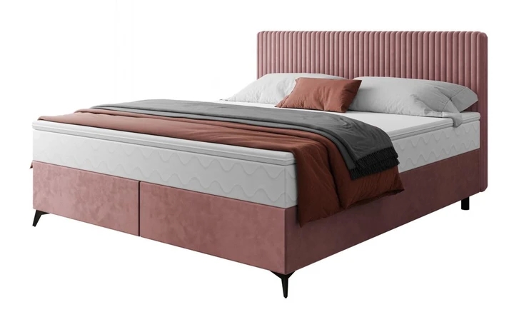 EVELYN 140X200 boxspring postel s úložným prostorem