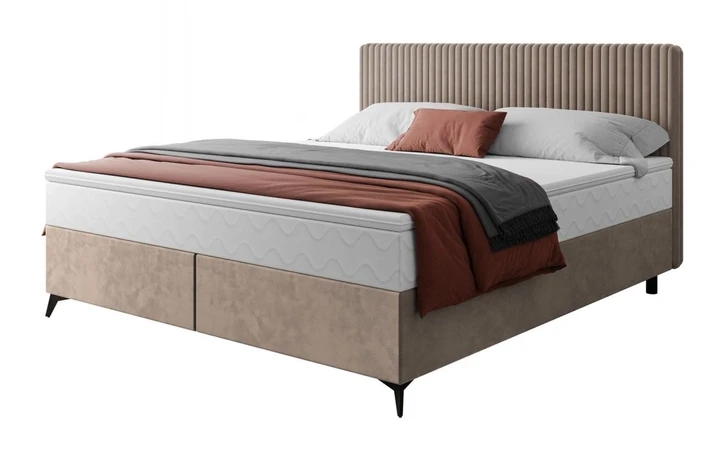 EVELYN 160X200 boxspring postel s úložným prostorem