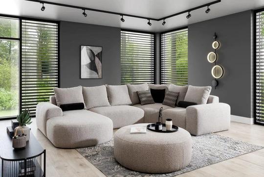 ARES U modulární sedací souprava, OBL + 2 + RXL + 1BP