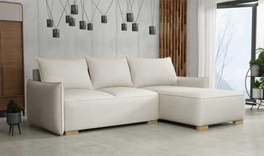 KYOTO malá rozkládací rohová sedačka s úložným prostorem