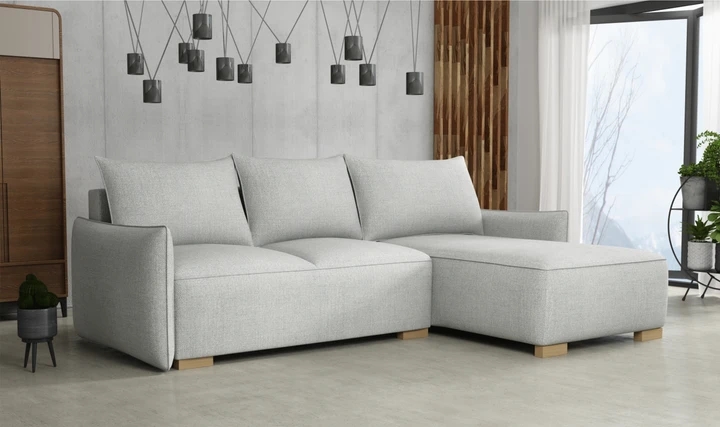 KYOTO malá rozkládací rohová sedačka s úložným prostorem