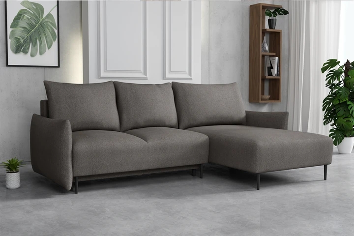 RAVEN elegantní rozkládací sedačka s úložným prostorem