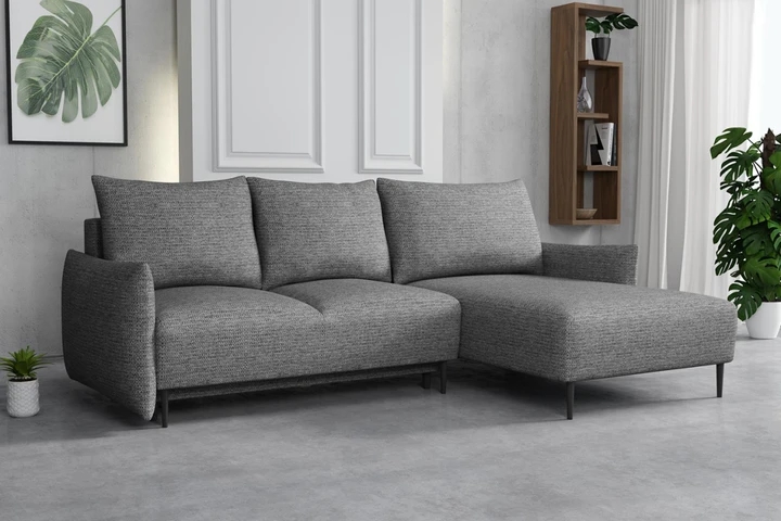 RAVEN elegantní rozkládací sedačka s úložným prostorem