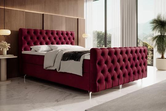 CHERIE PLUS 160x200 boxspring postel s úložným prostorem