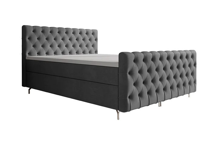 CHERIE PLUS 200x200 boxspring postel s úložným prostorem