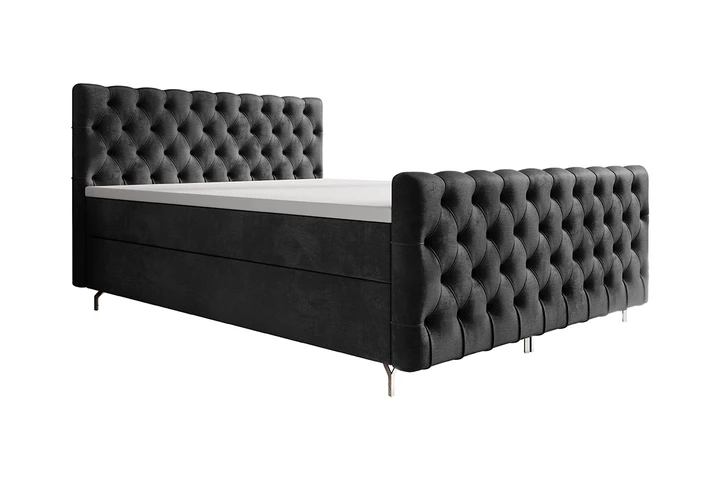 CHERIE PLUS 200x200 boxspring postel s úložným prostorem