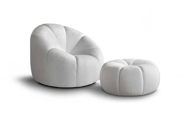 COOKIE křeslo a taburet