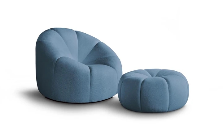 COOKIE křeslo a taburet