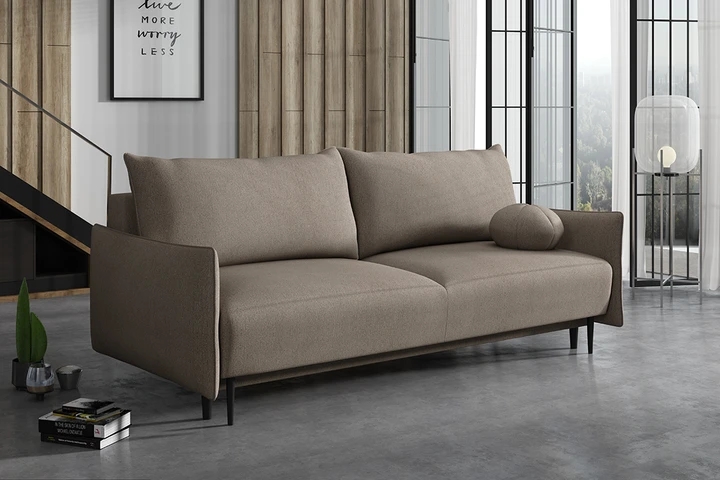 DAVEN moderní rozkládací pohovka s úložným prostorem