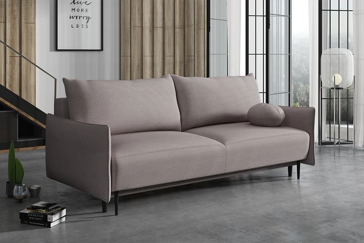 DAVEN moderní rozkládací pohovka s úložným prostorem