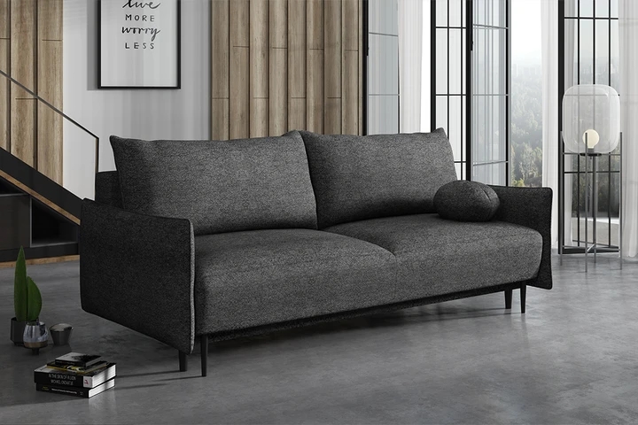 DAVEN moderní rozkládací pohovka s úložným prostorem