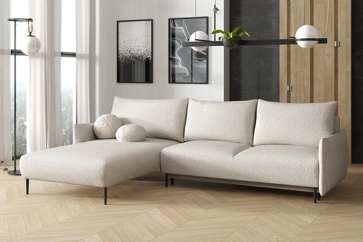 LAVEN rohová sedačka s rozkládací funkcí a úložným prostorem