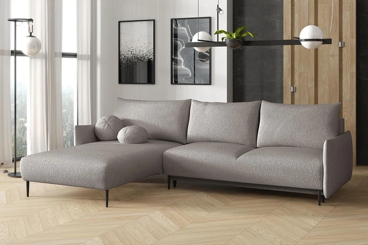 LAVEN rohová sedačka s rozkládací funkcí a úložným prostorem