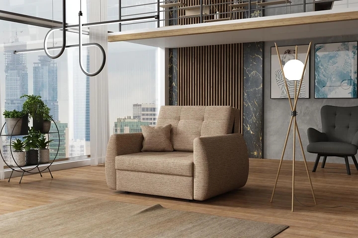 URBAN I rozkládací křeslo s úložným prostorem