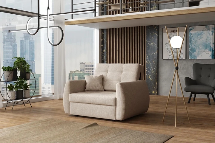 URBAN I rozkládací křeslo s úložným prostorem